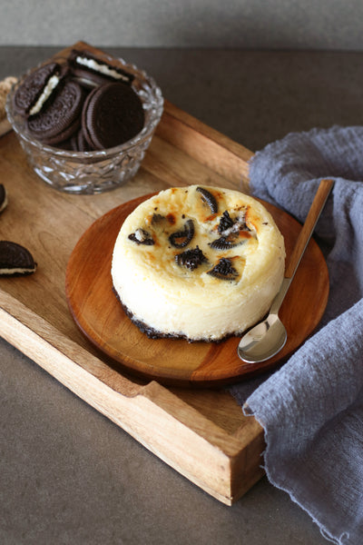 Mini cheesecake de Oreo