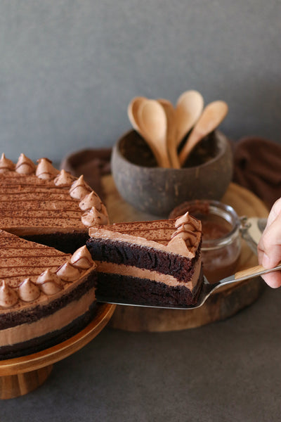 Tarta de chocolate y nutella